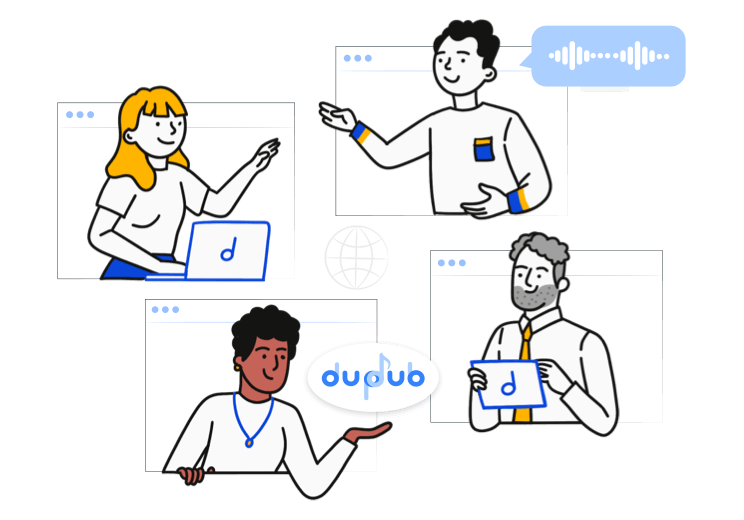 Create automatic dubbing language for youtube and tiktok
